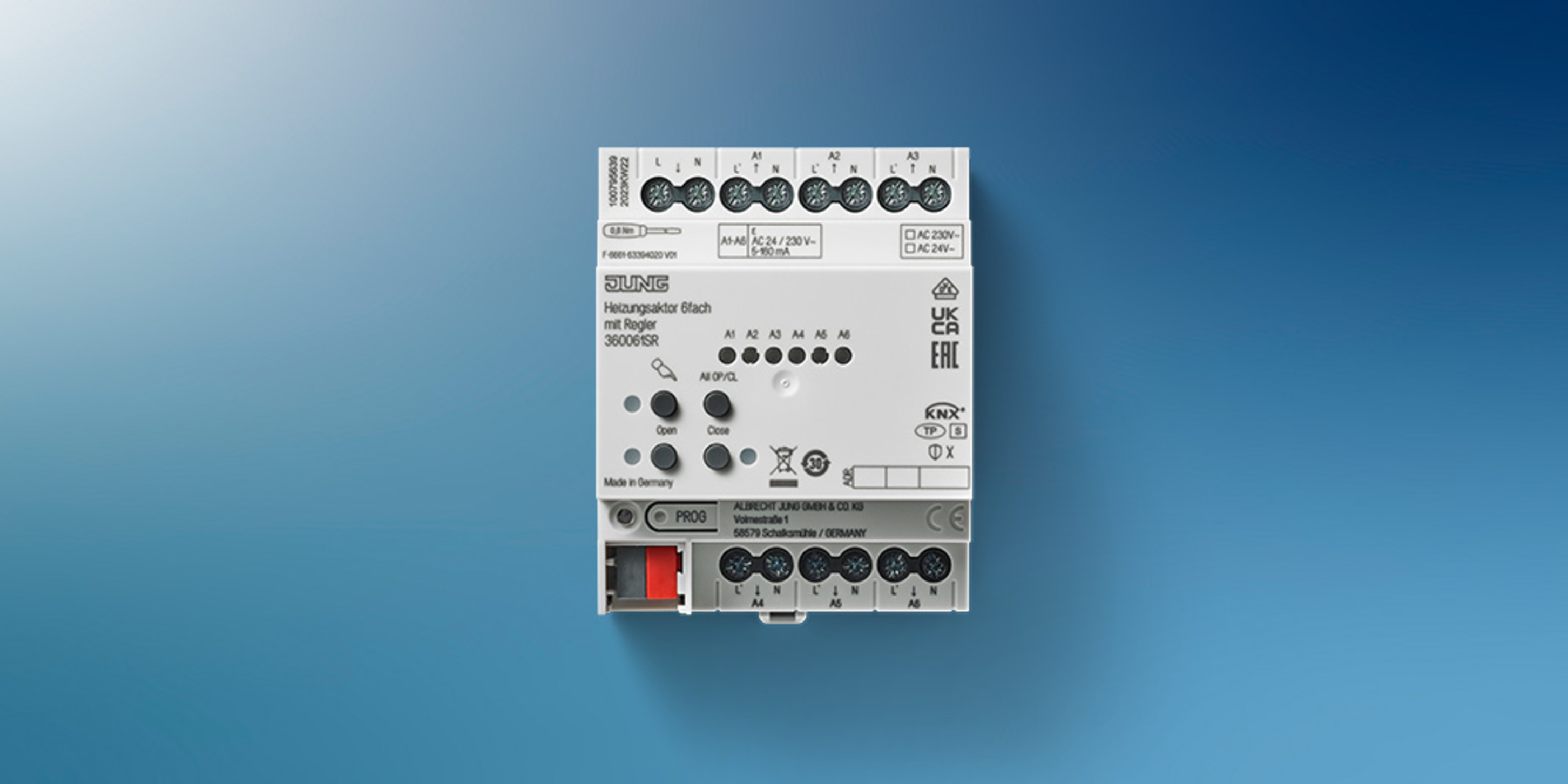 KNX Heizungsaktor 6-fach bei MainSonnenStrom GmbH & Co. KG in Esselbach